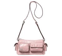 Michael Kors Dakota Small Convertible Pocket Crossbody Bag, Silver-tone Hardware/Smokey Rose, One Size