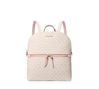 Michael Kors Dallas Medium Signature Logo Backpack Powder Blush Multi