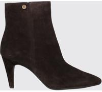 Michael Kors Daniela Suede Ankle Boots with Stiletto Heel and MK Monogram - Size: 8½ - female