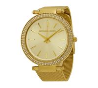 Michael Kors Darci Ladies Watch Gold PVD Mesh Bracelet Gold Dial MK3368