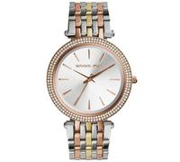 Michael Kors Darci MK3203 Women's Tri-Tone Stainless Steel Watch - 39mm Silver Dial