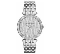 Michael Kors Darci MK3437 Women's Crystal Pavé Watch - 39mm Silver Dial Steel Bracelet