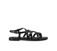 MICHAEL KORS DARRINGTON BLACK FLAT SANDAL 36