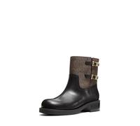Michael Kors DARRINGTON FLAT BOOTIE BROWN BLK Women, UK 8
