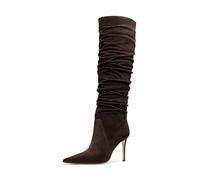 Michael Kors Dawn Suede Boot - CHOCOLATE - 40F5DWHB5L