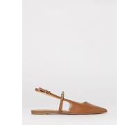 Michael Kors Dina Flex Leather Slingback Ballerinas - Size: 8 - female