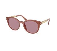 Michael Kors Donna MK2264U PIENZA 403084 Sunglasses Iniettato Rosso Rosa Rotonda Polarizzata