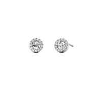 Michael Kors Custom Kors Sterling Silver Pave Logo Stud Earrings MKC1033AN040
