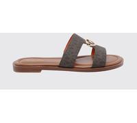 Michael Kors Ering Coated Cotton Slippers with all over MK monogram - Size: 6 - female