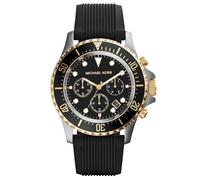 Michael Kors Everest Chronograph Black Dial Silicon Men's Watch MK8366