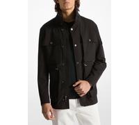Michael Kors Four Pocket Utility Technical Zip Up Jacket In Black size S | Light Jackets Outlet | Men | Black S