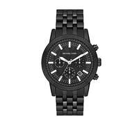 Michael Kors Gents 38.00mm Quartz Multifunction Watch with Black Analogue dial and Black Metal Bracelet Strap MK9089