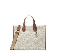 Michael Kors Gigi Large Tote Women's Bag 38T5G3GT3B | Coated canvas, double handles, interior pockets, adjustable shoulder strap, structured shape.