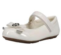 Michael Kors Girls Rover Bow Glitter Mary Jane Flat, White glitter, 5 Big Kid