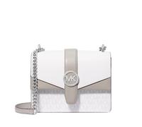 Michael Kors Greenwich Small Saffiano Leather Crossbody Bag Optic White