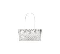 Michael Kors Hamilton Moderne Small Hand-Woven Satchel - OPTIC WHITE - 30S6SNXT0U
