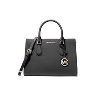 Michael Kors handbag for women Sheila satchel medium, Black With Gold Hardware