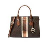 Michael Kors handbag for women Sheila satchel medium, Brown Metallic, Medium