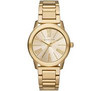 MICHAEL KORS Hartman Womens Quartz Watch with Gold Dial and Gold Stainless Steel Bracelet MK3490