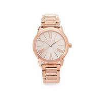 MICHAEL KORS Hartman Womens Quartz Watch with Pink Dial and Rose Gold Stainless Steel Bracelet MK3491