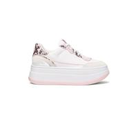 Michael Kors Hayes Lace Up Trainer In White And Pink size 36 | Sneakers Outlet | Women | White 36