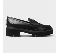 Michael Kors Holland Lug Loafer Faux Leather Black - 9.5