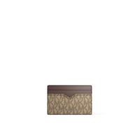 Michael Kors Hudson Notched Card Case, Husk Signature, One Size