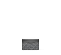 Michael Kors Hudson Notched Card Case, Storm Signature, One Size