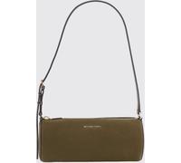 Michael Kors Izzy Cylindrical Nubuck Leather Shoulder Bag with Adjustable Handle