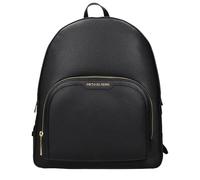 Michael Kors Jaycee Large 2 Zip Pocket Backpack Leather, Black, L, Backpack