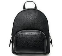 Michael Kors Jaycee XS Mini Convertible Backpack MK Signature Crossbody (Black/Silver), Black, Compact, Modern