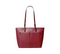 Michael Kors Jet Sest Travel Medium Double Pocket Tote, Oxblood