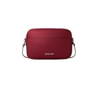 Michael Kors Jet Set Large Pebbled Leather Camera Crossbody Bag - MAROON - 35R6STVC7L