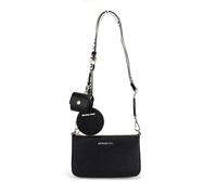 Michael Kors Jet Set Saffiano Leather Crossbody Bag with Case for Apple Airpods Pro Black, Black, Medium, 35R3GM9M1L