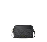 Michael Kors Jet Set Small Signature Logo Camera Crossbody Bag Black