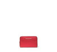 Michael Kors Jet Set Small Zip Around Card Case, Crimson, One Size