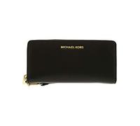 Michael Kors Jet Set Travel Continental Leather Wallet/Wristlet - Blac
