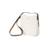 Michael Kors Jet Set Travel Large Messenger Bag - Vanilla/Acorn