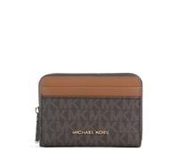 Michael Kors for woman. 32T4GJ6Z5B Jet Set card holder small with brown logo (OSFA), Casual, Canvas
