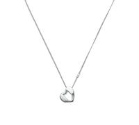 Michael Kors Jewellery Michael Kors Premium Kors Love Sterling Silver Heart Necklace 1.4 x 1.5cm, 38cm + 5cm