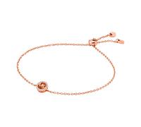 Michael Kors Ladies' 14ct Rose Gold Plated Sterling Silver Slider Chain Bracelet