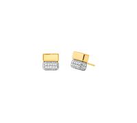 Michael Kors Jewelry Earrings 18 ct. Goldplated Silver MKC1754CZ931 - Woman - 925 Sterling Silver Gold