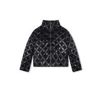 Michael Kors Kids logo chain-print puffer jacket - Black 4 yrs