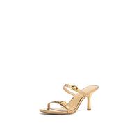 Michael Kors Kya Metallic Leather Sandal - Antique Gold - 40T6KYMS2M