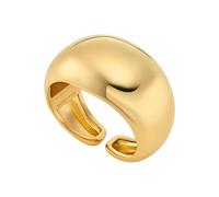 Michael Kors Ladies 14K Gold Plated Brass Dome Cuff Bracelet, One Size, Brass, No Gemstone, One Size, Brass, No Gemstone