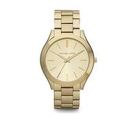 Michael Kors Ladies 42.00mm Quartz Watch with Champagne Analogue dial and Gold Metal Bracelet Strap MK3179