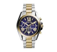 Michael Kors Ladies 43.00mm Quartz Watch with Blue Analogue dial and Two Tone Strap MK5976