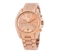 Michael Kors Ladies Bradshaw Chronograph Watch Rose Gold Tone Strap MK5503