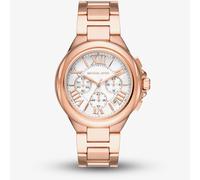 Rose Gold Women's Chronograph Watch, female, Michael Kors, Watches, Yellow, ONE SIZE, Accessories ONE SIZE