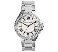 Michael Kors Ladies Designer Watch Silver Tone Glitz Camille MK3276
